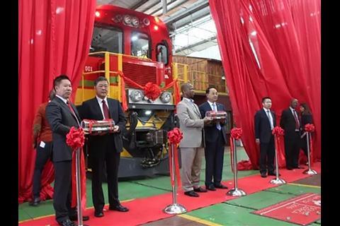The first 20 of the Transnet Class 45 locomotives are to be manufactured in China by CRRC Dalian, with the rest to be produced in Durban.
